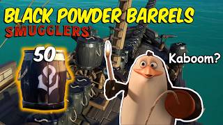 Stacking and Exploding the Smuggler's Black Powder Barrel in Sea of Thieves Insiders