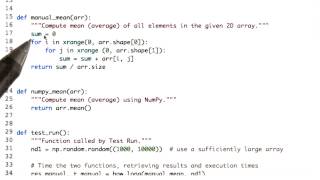 How fast is NumPy?