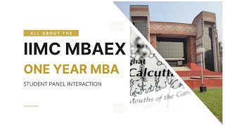IIM Calcutta Executive MBA success stories - student panel discussion on the application process