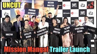 UNCUT - Mission Mangal Trailer Launch | Taapsee Pannu , Akshay Kumar ,Vidya ,Sonakshi