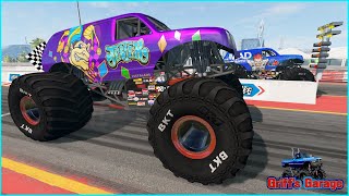 Monster Truck Drag Race Tournament | Races, Wrecks, and Fails - BeamNG Drive
