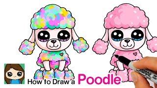 How to Draw a Poodle Easy | Beanie Boo