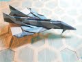 Origami fighter jet (Raven) tutorial