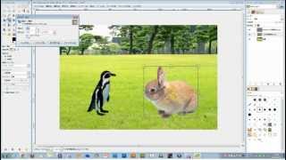 Gimp2.6で合成写真を作る⑦(画像を合成する)