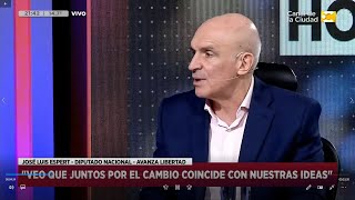 Diputado José Luis Espert con Daniel Santa Cruz por Canal de la Ciudad - 27/04/2022