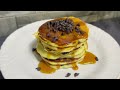 i make fluffy chocolate chips pancakes every sunday