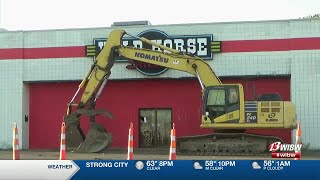 Wild Horse Saloon comes down to make way for S. Topeka improvement project