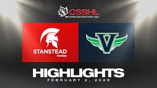 Stanstead College vs Bourget College Eastern U18 2/2 | CSSHL Highlights