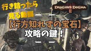 行き詰まったら見る動画 ドラゴンズドグマ2攻略 クエスト【行方知れずの宝石】ポーンと占いを信じたら失敗した～Dragon's Dogma 2