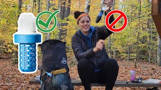 My Favorite Water Filter After 3,000 Miles of Backpacking | Sawyer Squeeze / Mini vs. Katadyn Befree