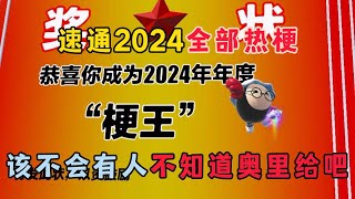 蛋仔派对：速通2024全部热梗 ，该不会还有人不知道奥里给吧！#蛋仔小飞侠 #游戏日常 #蛋仔派对游戏