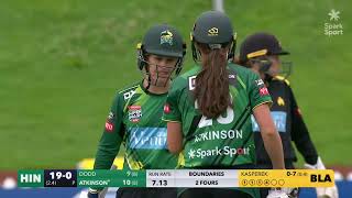 Power at the top! | Blaze v Hinds | SHORT HIGHLIGHTS | Dream11 Super Smash | Basin Reserve