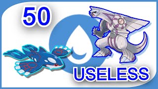 50 Useless Water Type Stats