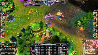 [LOL 영상] 폭발력있는 다이브한타 - 카카오, GBM(Big-Bang Dive Teamfight - Kakao, GBM)