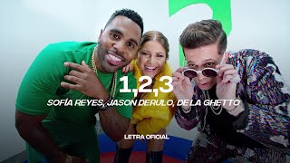 Sofía Reyes, Jason Derulo, De La Ghetto - 1,2,3 (Lyric Video) | CantoYo