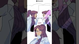 I was looking in the mirror... || MBTI meme || #shorts