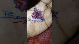 மயில் டிசைன் tatoo😘😊like and subscribe pannunga என் சொந்தங்களே #shorts #tattoo #trending #viral