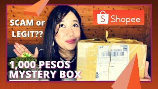 SHOPEE MYSTERY BOX UNBOXING WORTH 1,000 PESOS | WIN GADGETS \u0026 MORE | ClaraChamporado