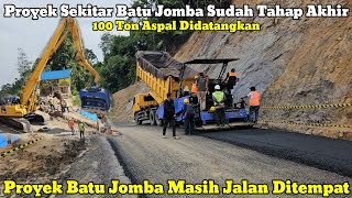 100 Ton Aspal Didatangkan || Perbandingan Proyek Batu Jomba Dan Proyek Disekitaran Batu Jomba