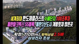 동탄 파크릭스 경기도미분양아파트/100조투자 반도체국가산업단지 배후단지/분양가상한제적용단지 저렴한분양가/GTX-A개통과 트랙착공호재/100만평공원과 초중고 단지바로앞 학세권단지