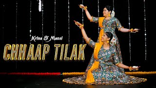 Chhaap Tilak | Dance Cover | Rahul Vaidya, Palak Muchhal,Shreyas Puranik | Krina Shah Ft.Mansi Chag