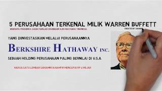 Profil | 5 perusahaan milik Warren Buffett..produknya ada yang dipakai di Indonesia 😎