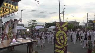 2024 八幡津島神社祭典（川尻）千秋楽 西組 川尻会館前 自踊り披露