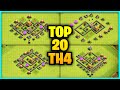 New Best Th4 base link War/Trophy Base (Top20) With Link in Clash of Clans - th4 war base 2020