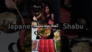 Japanese Shabu Shabu in San Francisco #japanesefood #shabushabu #wagyu #bayarea #sfbayarea #yummy