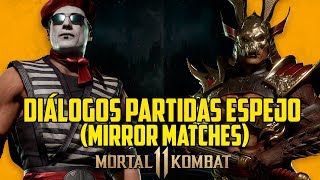 Mortal Kombat 11 | Español Latino | Diálogos de Partidas Espejo (Mirror Matches) |