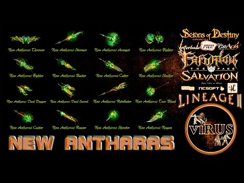 Full Set of New Antharas Weapons. LINEAGE II. Any Chronicles iuS
