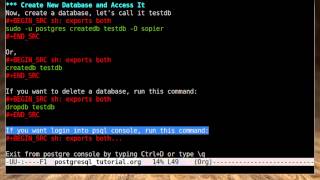 Python Tutorial - PostgreSQL Database Part 1