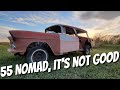 Abandoned 1955 Chevy Nomad, Worst Car I've Ever Bought - Rescued After Sitting For Years