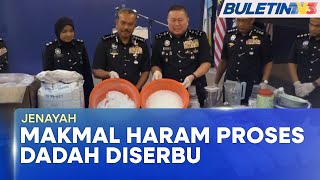 JENAYAH | Makmal Haram Dibongkar, Dadah RM3 Juta Dirampas