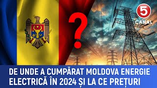 De unde a cumpărat Moldova energie electrică în 2024 și la ce prețuri