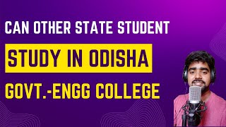 Can Other State Student Apply for Government Engg-College in Odisha | Ojee counselling |odisha quota