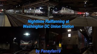 Nighttime Railfanning at Washington DC Union Station