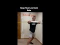 how to keep your low back safe on standing trunk rotations