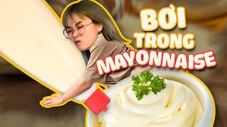 Misthy ăn tất cả mọi thứ với MAYONNAISE. Gửi lời chào tới anh Tào Tháo !! FOOD CHALLENGE