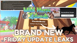 StandardBred Update BRAND NEW LEAKS | Roblox Wild Horse Islands