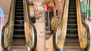 【レトロ！古い長いエスカレーター レア 日立製】スポルト名古屋  昇り 1→4階  HITACHI Escalator at Sport Nagoya in Japan