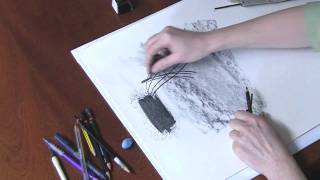 Mark Making with charcoal