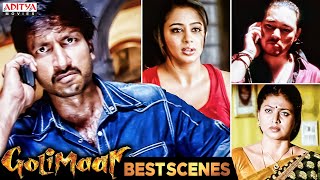 "Golimaar" Movie Best Scenes || Hindi Dubbed Movie || Gopichand , Priyamani || Aditya Movies