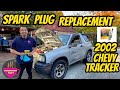 2002 Chevrolet Tracker Spark Plug Replacement