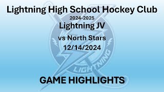 Lightning JV vs North Star GAME HIGHLIGHTS 12/14/2024