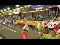 徳島・阿波踊り　あすか連　「流し踊り」　市役所前演舞場　2016年　awa odori awa dance in tokushima