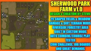 Farming Simulator 2015 - Sherwood Park Farm v1.0 "Map Mod Review"