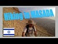 Hiking to the ancient fortress of MASADA in Israel