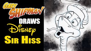 EPS #87 | Pro Marvel/DC/Disney artist DRAWINGS of Sir Hiss from Robin Hood