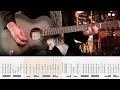 bon jovi wanted dead or alive guitar tab lesson cover tutorial donner